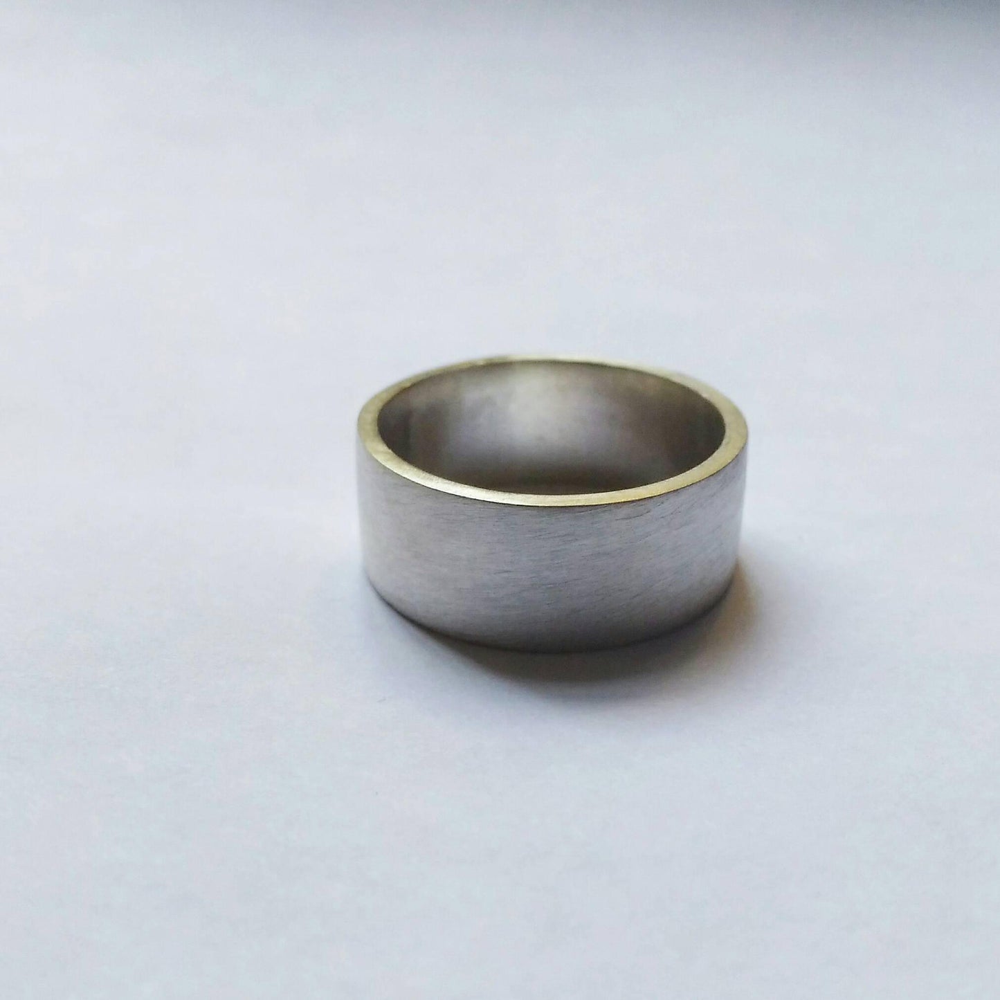 Mens engagement ring. Matte finish silver band ring. Mens jewelry. Plain sterling silver thick band ring. Graduation gift for him. Male rings