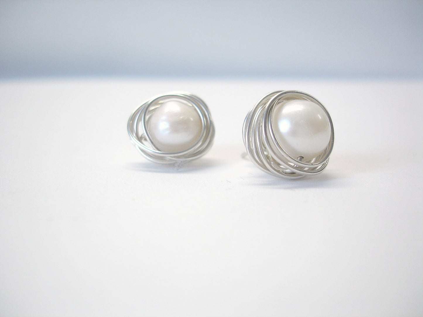 Bridesmaid gift. Silver earrings. Stud earrings. Gift for her. Rose quartz earrings. Bridesmaid earrings. Pink earrings
