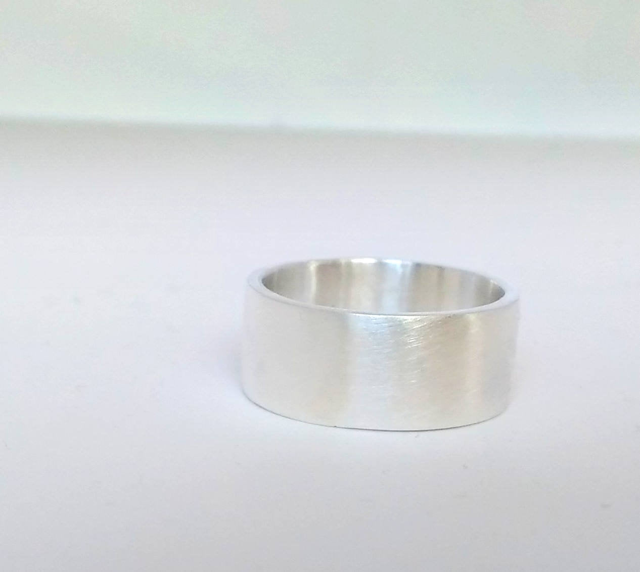 Mens engagement ring. Matte finish silver band ring. Mens jewelry. Plain sterling silver thick band ring. Graduation gift for him. Male rings