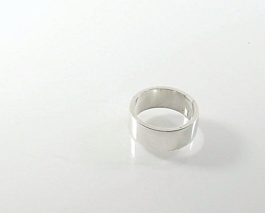 Sterling silver ring. Promise ring for him. Engagement ring. Mirror finish. Mens ring. Mens jewelry. Plain silver ring. Thick silver band