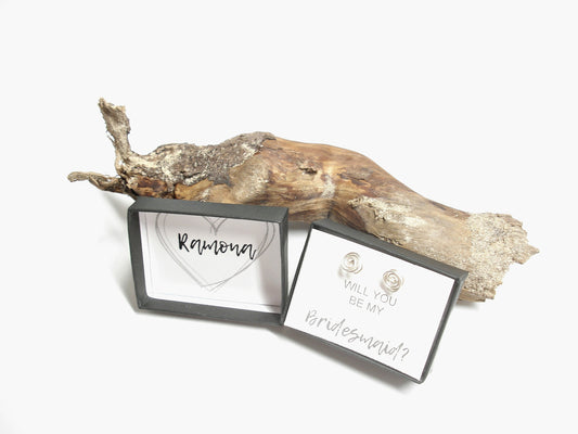 Bridesmaid earrings. Tiny stud earrings. Bridesmaid gift. Silver jewelry. Flower girl gift