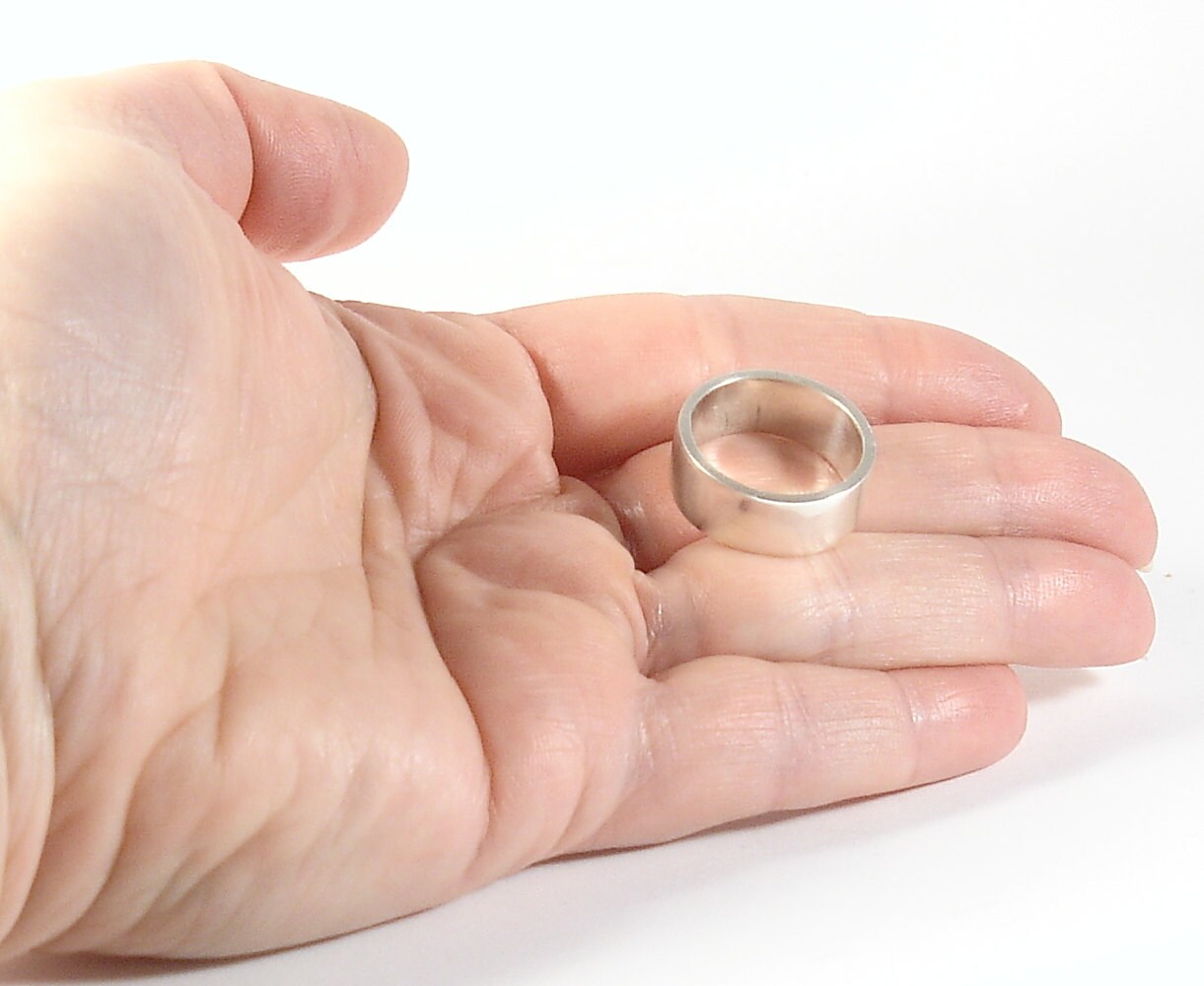 Mens engagement ring. Matte finish silver band ring. Mens jewelry. Plain sterling silver thick band ring. Graduation gift for him. Male rings